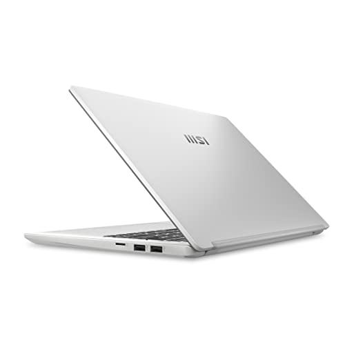 MSI Modern 14 C13M-447XES - Ordenador portátil Ultraligero 14" FHD (Raptor Lake i5-1335U, 16 RAM, 512GB SSD, Iris Xe Graphics, Sin Sistema operativo) Urban Silver - Teclado QWERTY español