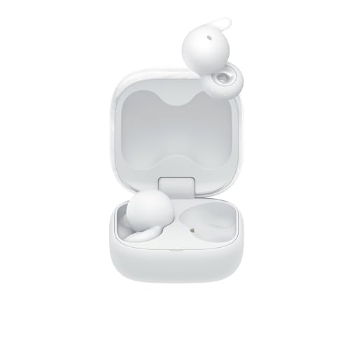 Sony LinkBuds Open – Auriculares Open True Wireless Bluetooth: Sonido Transparente, 4,8 g Comodidad Todo el día, Sonido, conexión multipunto, 22 h de batería, iOS y Android - Blanco