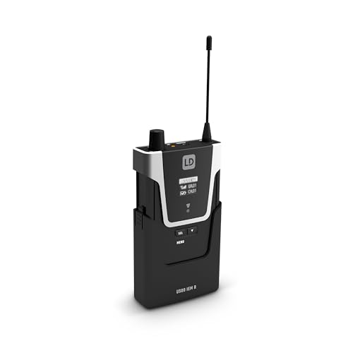 LD Systems U506 IEM HP - Sistema de monitoreo en oído con auriculares - 655-679 MHz