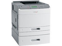 Lexmark T 650DTN - Impresora láser (43 ppm), Blanco