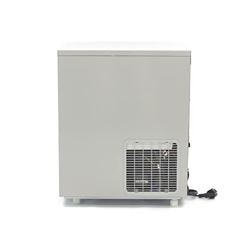 Máquina de cubitos de hielo con espacio de almacenamiento de 5 KG - 24 KG de cubitos de hielo por día - Catering - Máquina de cubitos de hielo de acero inoxidable