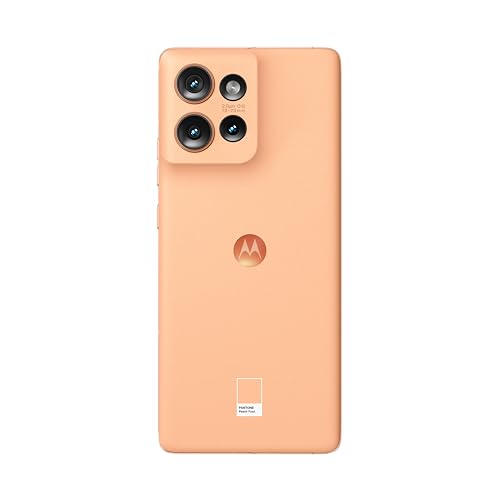 Motorola Edge 50, 24GB (12+12GB RAM Boost)/512GB, España, certificación Militar de Durabilidad, Pantalla 6,7" pOLED 1.5K, cámara 50MP y Zoom Optico 3X, Carga TurboPower de 68 W, Funda, Peach Fuzz