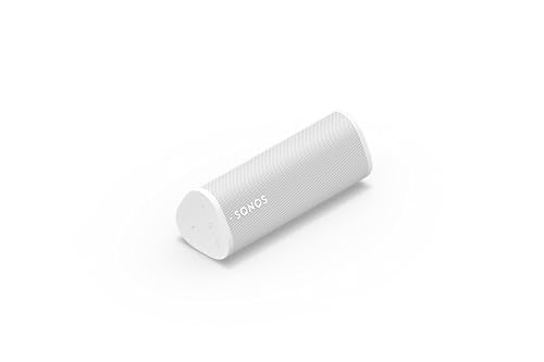 Sonos Roam 2 | Altavoz portátil Impermeable y Ligero con Bluetooth, Wi-Fi, 10 Horas de autonomía, Control por Voz y Uso Tanto en Interior como Exterior - Blanco
