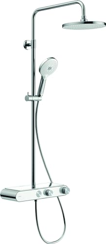 Duravit TH4382008005 Sistema de Ducha, Cromo/Blanco, 1.00