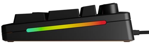 Glorious Gaming GMMK 3 anpassat mekaniskt gamingtangentbord, 100% fullstorlek, modulärt packningssystem, doubleshot PBT, aluminiumplatta, utbytbara 3- Och 5-stiftsbrytare, USA QWERTY - Svart