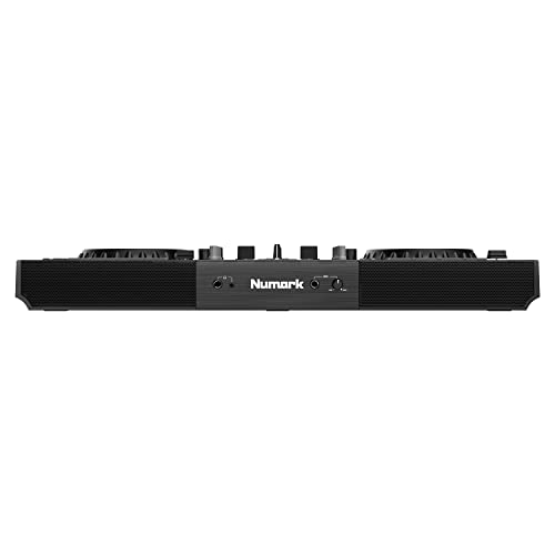 Numark Mixstream Pro+ Controlador DJ, separación de stems, 2 decks, streaming por wifi, mezclador, pantalla táctil 7" y altavoces; Serato y Virtual DJ