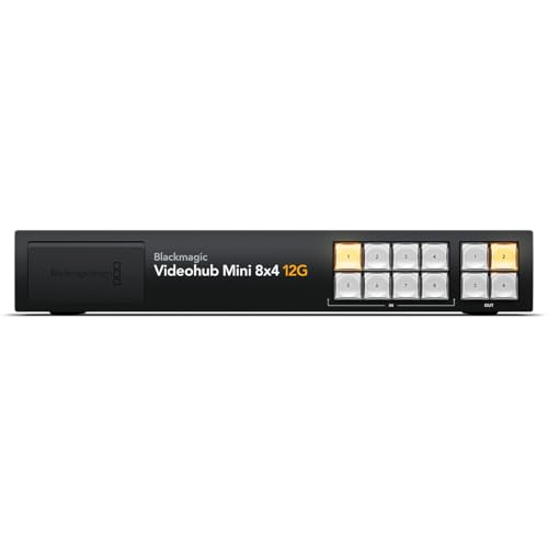 Blackmagic Design Videohub Mini 8x4 12G (BM-VHUBSMTK12G0804)