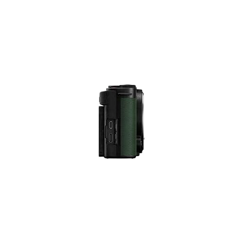 Panasonic Lumix DC-S9E-G Cámara para Vlog con Fotograma Completo y Puerta Abierta sin Espejo, 24,2 MP, Vídeo 6K/4K, PDAF 779 Puntos, Estabil. Imagen, Angulo Libre, WiFi 5 GHz, Verde, Cuerpo