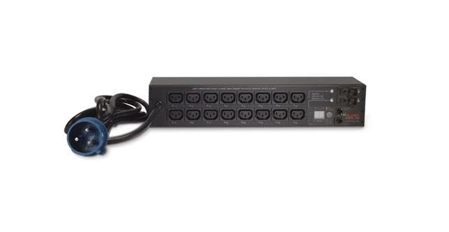 APC AP7922B Unidad de distribución de energía (PDU) 2U Negro 16 Salidas AC - Unidad de distribución de energía (PDUs) (Regulado, Conmutado, 2U, Horizontal, Negro, 16 Salidas AC, C13 acoplador)