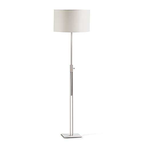 LAMPARA DE PIE 25X25X100/200 METAL BLANCO SIN PANTALLA