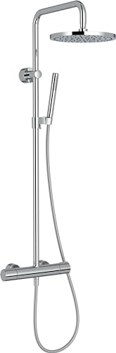 Jacob Delafon E78522-CP Columna de Ducha termostática, Cromo