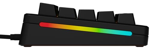 Glorious Gaming GMMK 3 Teclado Gaming Personalizable mecánico, Compacto 65%, Juntas modulares, Teclas PBT Doble inyección, Placa de Aluminio, switches Hot Swap 3/5 Pines, AZERTY francés - Negro