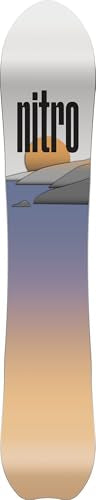 Nitro Snowboard 25 All-Mountain Freeride Girls Powder Carving Board CAM-out Camber