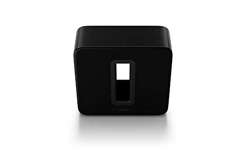 Sonos Sub (Gen 3) El subwoofer inalámbrico para Graves Profundos. Escuche y Sienta la Diferencia Cuando se conecte Compatible con Cualquier Sistema Sonos. Negro