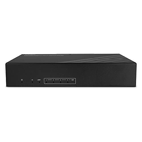 LINDY 38355 Extensor-Divisor de 4 puertos HDbaseT HDMI 4K60, Cat.6, 100m