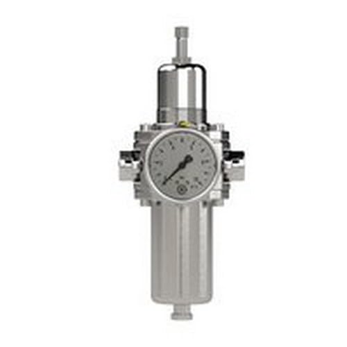 RIEGLER 129274 - Regulador de filtro de acero inoxidable 1.4404 (1/2, 10-15 bar, 1 unidad)