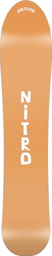 Nitro Tabla de Snowboard para Hombre '25, Tabla de Polvo 3D Surf Tech, direccional cónico, Camber, All Mountain Backcountry, Wide, para pies Grandes