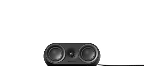 SteelSeries Arena 9 - Altavoces gaming 5.1 – Sonido envolvente USB 5.1 – Altavoces traseros inalámbricos – Diseño de altavoces de 2 vías – Subwoofer – Iluminación RGB reactiva – USB, Bluetooth