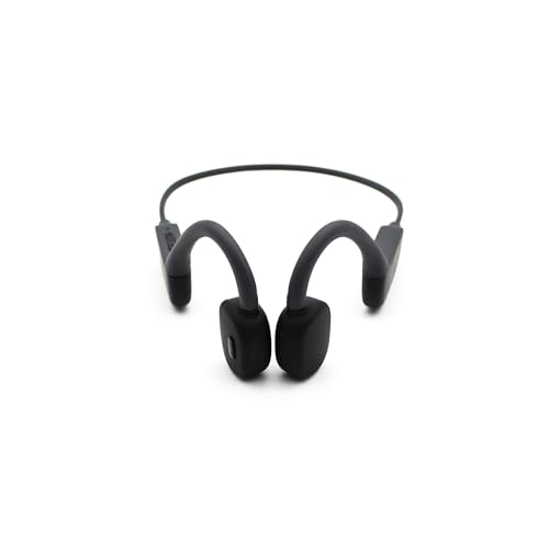 Imperial BluTC Active 2 - Auriculares con Sonido óseo (conducción ósea, Bluetooth 5.3, Memoria de 32 GB, 11 Horas de reproducción, Resistentes al Sudor), Color Negro