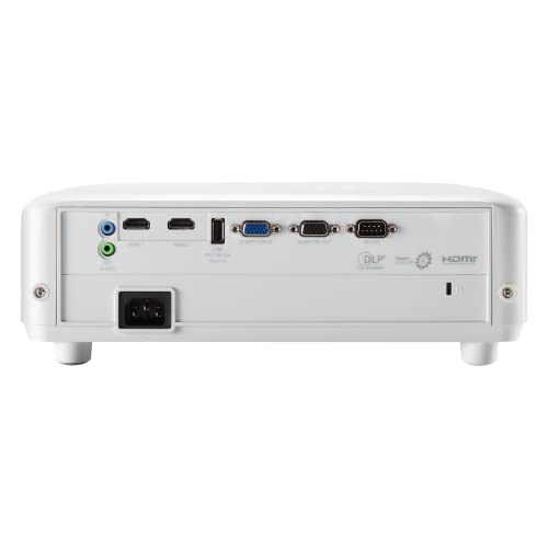 ViewSonic PX701HD Proyector Full HD Home Cinema y Comercial (3500 lúmenes, 1080p, DLP, HDMI Dual, 3x entrada rápida, tecnología SuperColour, altavoces de 10W), blanco