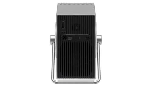 LG CineBeam HU710PB.AEU - Proyector con SmartTV, webOS 6.0, 4k UHD, Proyección hasta 500 lúmenes (3849x2160), hasta 120", HDMI x1, USB-C x1, Plateado