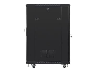 Armario LANBERG Rack 19" 22U 600X800 Flat Pack Black Negro
