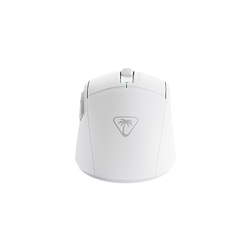 Turtle Beach Burst II Air – Ratón de Juego inalámbrico de 2,4 GHz, Ultraligero de 47 g, interruptores ópticos, simétrico, Sensor óptico de 26 000 PPP, Bluetooth, 120 Horas de batería - Blanco
