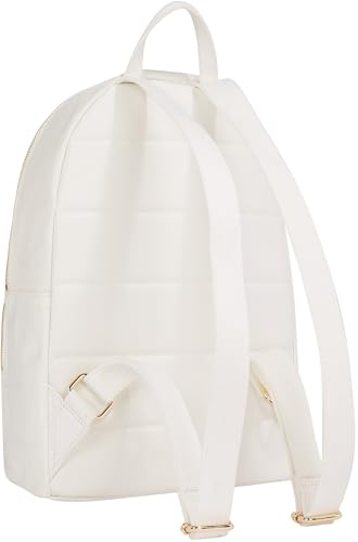 Tommy Hilfiger Mochila Mujer Poppy mediana, Marfil (Ecru Corp), Talla Única