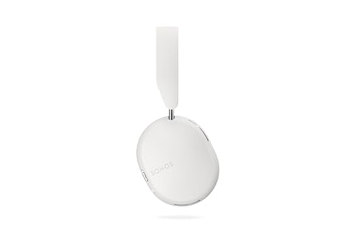 Sonos Ace - Auriculares inalámbricos Bluetooth con cancelación Activa de Ruido - hasta 30 Horas de autonomía - Audio Espacial con Seguimiento dinámico de la Cabeza - Blanco