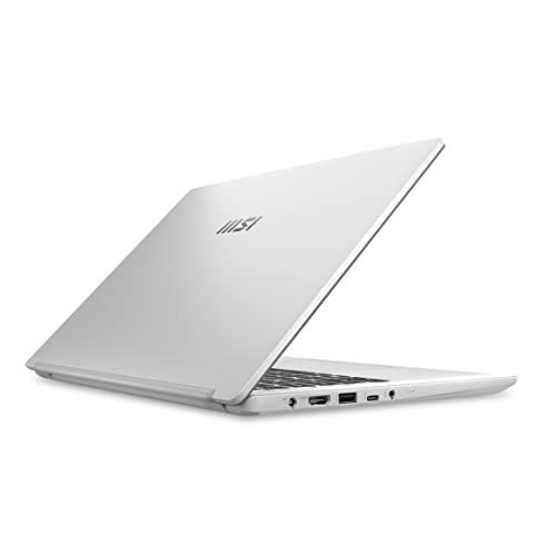 MSI Modern 14 C13M-447XES - Ordenador portátil Ultraligero 14" FHD (Raptor Lake i5-1335U, 16 RAM, 512GB SSD, Iris Xe Graphics, Sin Sistema operativo) Urban Silver - Teclado QWERTY español