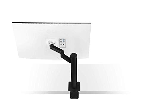 LG 32UN88A-W - Monitor 4K UHD UltraFine Ergo 32 pulgadas, 3840x2160, 60Hz, 5 ms, 1000:1, 350nit, DCI-P3 95%, 16:9, HDMI, DisplayPort, Conectividad Universal, Inclinación Ajustable, Color Blanco