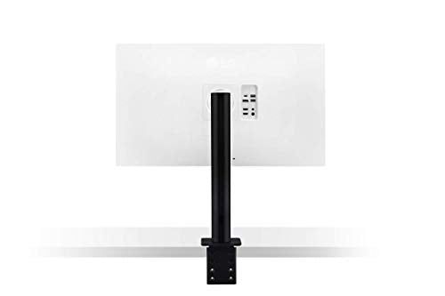 LG 32UN88A-W - Monitor 4K UHD UltraFine Ergo 32 pulgadas, 3840x2160, 60Hz, 5 ms, 1000:1, 350nit, DCI-P3 95%, 16:9, HDMI, DisplayPort, Conectividad Universal, Inclinación Ajustable, Color Blanco