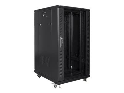 Armario LANBERG Rack 19" 22U 600X800 Flat Pack Black Negro