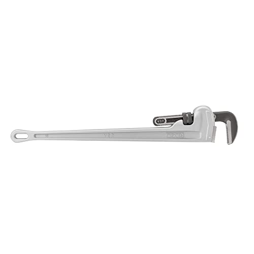 RIDGID 31110 Modelo 836 Llave recta de aluminio para tubo, Llave de fontanería de 36 pulgadas