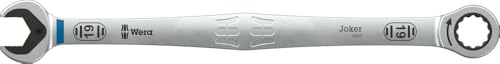 Wera 6007 Joker 5 Set 1 Juego de llaves carraca combinadas de boca y anillo, 5 piezas