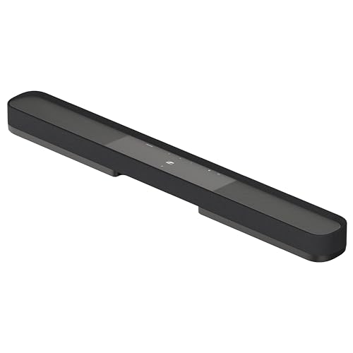 Sennheiser AMBEO Soundbar Plus para TV y Música - Sonido Envolvente 3D Inmersivo, Configuración de Altavoces Virtual 7.1.4, Subwoofers Dobles Integrados, Conexión Streaming Avanzada