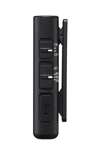 Sony ECM-W2BT - Micrófono inalámbrico con conectividad Bluetooth, color negro