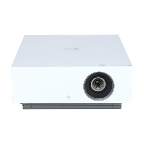 LG CineBeam HU810PW - Proyector TV 4K con SmartTV webOS 5.0, hasta 300", Fuente Láser, 2.700 lúmenes, Resolución 3840x2160, Conectividad Inalámbrica, Color Blanco