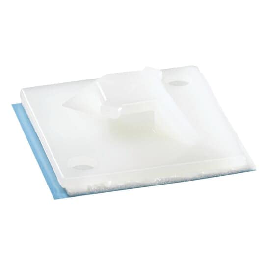 ABB Base de fijación de 28,6 mm x 28,6 mm, para bridas de 4,4 mm → 0,091/0,301 pulgadas, paquete de 1000 unidades