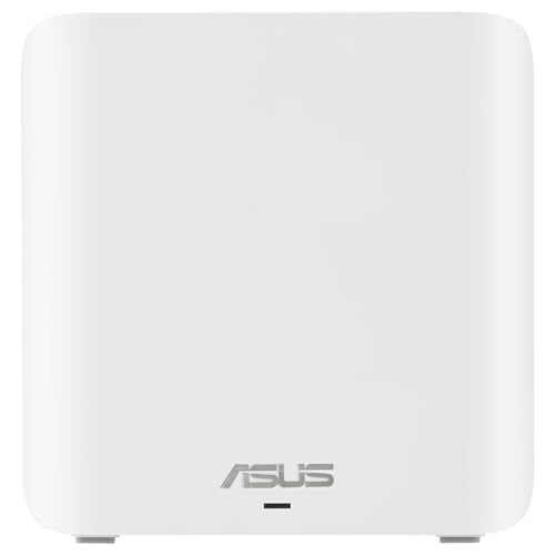 ASUS ZenWiFi BD4 2-Pack Mesh WiFi 7 de Doble Banda, 3600 Mbps, Cobertura de 470 m², Dos Puertos 2,5G, Controles de Seguridad y parentales incluidos, Smart Home Master SSIDs, Blanco