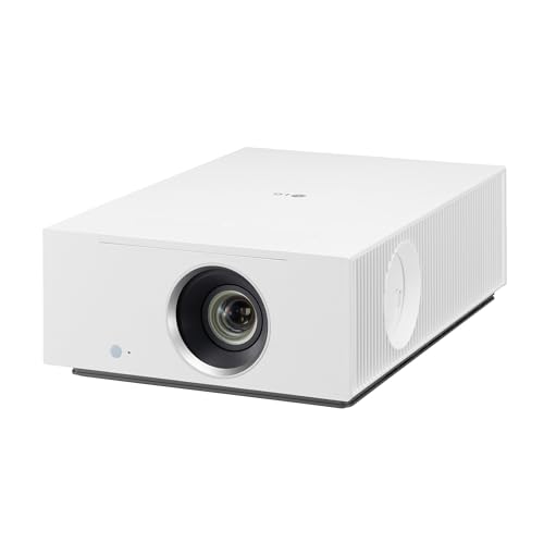 LG CineBeam HU710PW - Proyector TV 4K con SmartTV webOS 6.0, hasta 140", Fuente LED 4 Canales, 2.000 lúmenes, Resolución 3840x2160, Conectividad Inalámbrica, Color Blanco