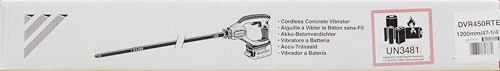Makita DVR450RME – Compresor de cemento (18 V, 1 pieza, color turquesa/negro, dvr450rte