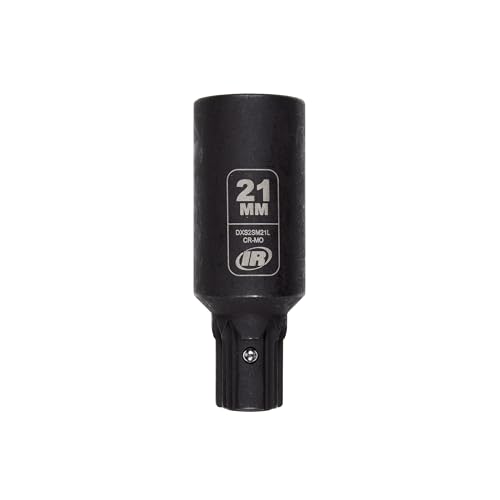 Ingersoll-Rand DXS2 Juego de vasos de impacto profundo métrico, 15 piezas, acero cromo-molibdeno, hexagonal