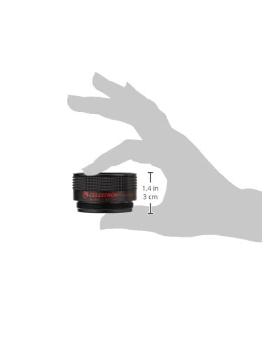 Celestron 94175 Focal Reducer & Field Corrector: Accesorios para imágenes, Reduce Distancia y relación Focal en 37% – f/10 a f/6,3 – Cielo Profundo y astrofotografía - telescopios Schmidt-Cassegrain