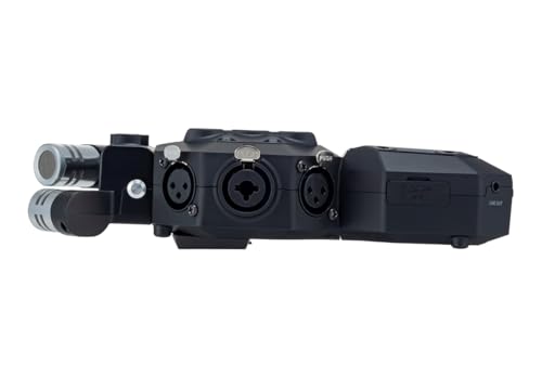 Zoom H8 Handy Recorder MS Pack Limited Special Edition | Paquete H8 con cápsulas de micrófono XYH-6 y MSH-6 en plata | Adecuado para una amplia gama de situaciones de grabación | Negro y plateado