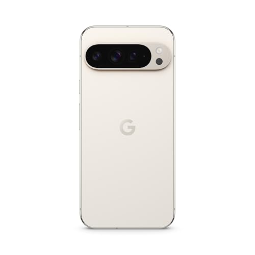 Google Pixel 9 Pro XL - Smartphone Android Desbloqueado con Gemini, Sistema de cámara Trasera Triple, batería con una autonomía de 24 Horas y Pantalla Super Actua de 6,8" - Porcelana, 128GB