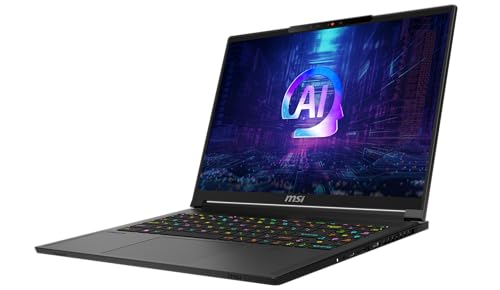 MSI Stealth A16 AI A3XVGG-203-16" UHD 120Hz Display, AMD Ryzen AI 9 HX 370, 32GB LPDDR5X RAM, 2TB SSD, NVIDIA RTX