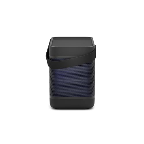 Bang & Olufsen Beolit 20 Potente Altavoz Bluetooth Inalámbrico Portátil para Uso en Casa y Exteriores con Sonido de 360 Grados y Cargador Inalámbrico Qi Integrado para Teléfono Black Anthracite