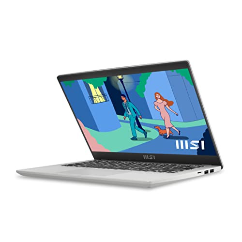 MSI Modern 14 C13M-447XES - Ordenador portátil Ultraligero 14" FHD (Raptor Lake i5-1335U, 16 RAM, 512GB SSD, Iris Xe Graphics, Sin Sistema operativo) Urban Silver - Teclado QWERTY español