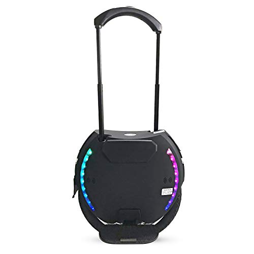 KINGSONG KS-18XL Monociclo Eléctrico, Adulto,Negro, Motor 2200W, Autonomía hasta 80km, Limitado a 25km/h, Neumático Hinchable 18", Altavoz y Bluetooth
